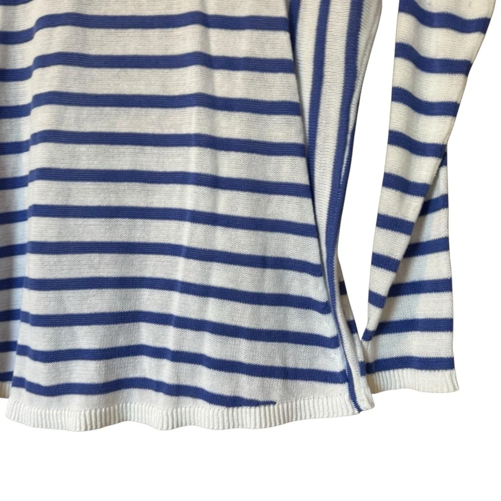 Lilly Pulitzer Stasia Sweater in Iris Blue Serene Stripe‎ Medium